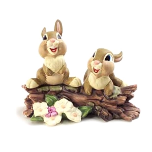 WDCC Disney Classics-Bambi Thumper's Sisters Hello, Hello There