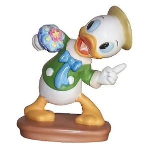 WDCC Disney Classics-Mr Duck Steps Out Huey- Tag Along Trouble