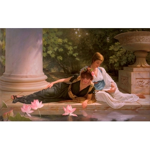 Arian-Belle Annie Original Oil On Canvas