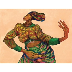 Charles Bibbs-Dancing Hands Remarque (color)