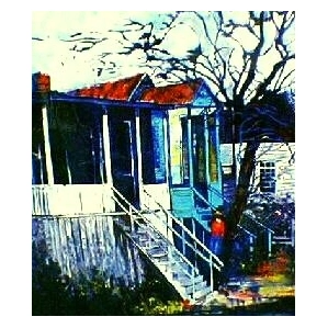 William Tolliver-House On Pearl Street Estate Certified Serigraph