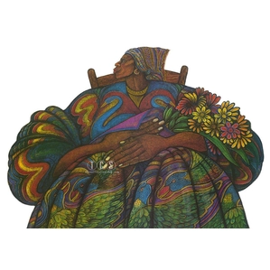 Charles Bibbs-Mother Love Small Artist Proof with Remarque
