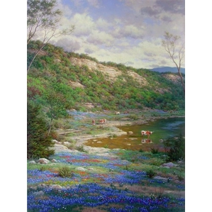 Larry Dyke-Texas Spring By Larry Dyke Print  Signed & Numbered
