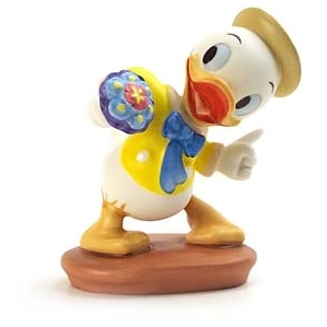 WDCC Disney Classics-Mr Duck Steps Out Louie Tag Along Trouble