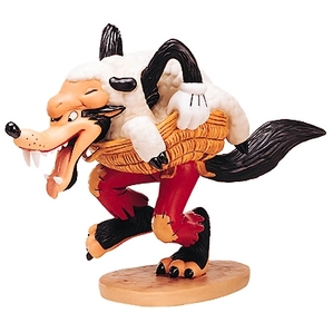 WDCC Disney Classics-Three Little Pigs Big Bad Wolf I'm A Poor Little Sheep